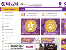 Tablet Screenshot of kellys.com.br